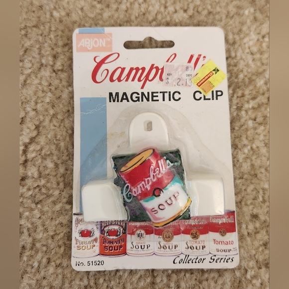 Campbell's Soup Magnetic Clip Arjon Collector Series New #CC - Picture 1 of 1